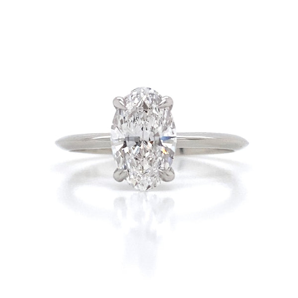 ASHLEY KNIFE-EDGE SOLITAIRE ENGAGEMENT RING