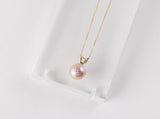 Pink Edison Pearl Pendant Necklace