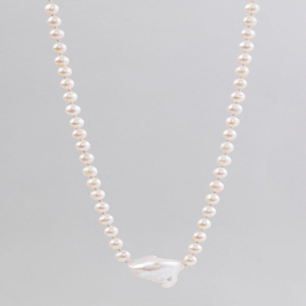 White Freshwater Pearl Necklace
